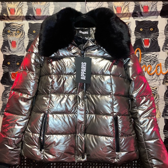 Apparis Metallic Ski Winter Jacket - Picture 1 of 3